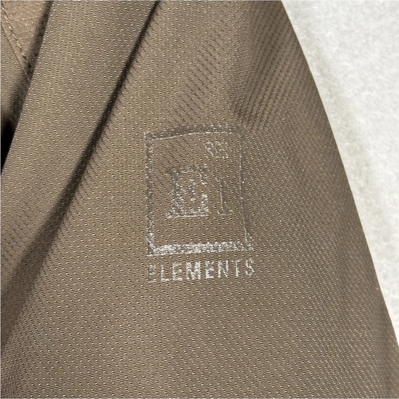 REI Jacket Womens Medium Brown Hooded Zip Serpa Lined Rain Element Outdoor Hiker - Picture 3 of 11